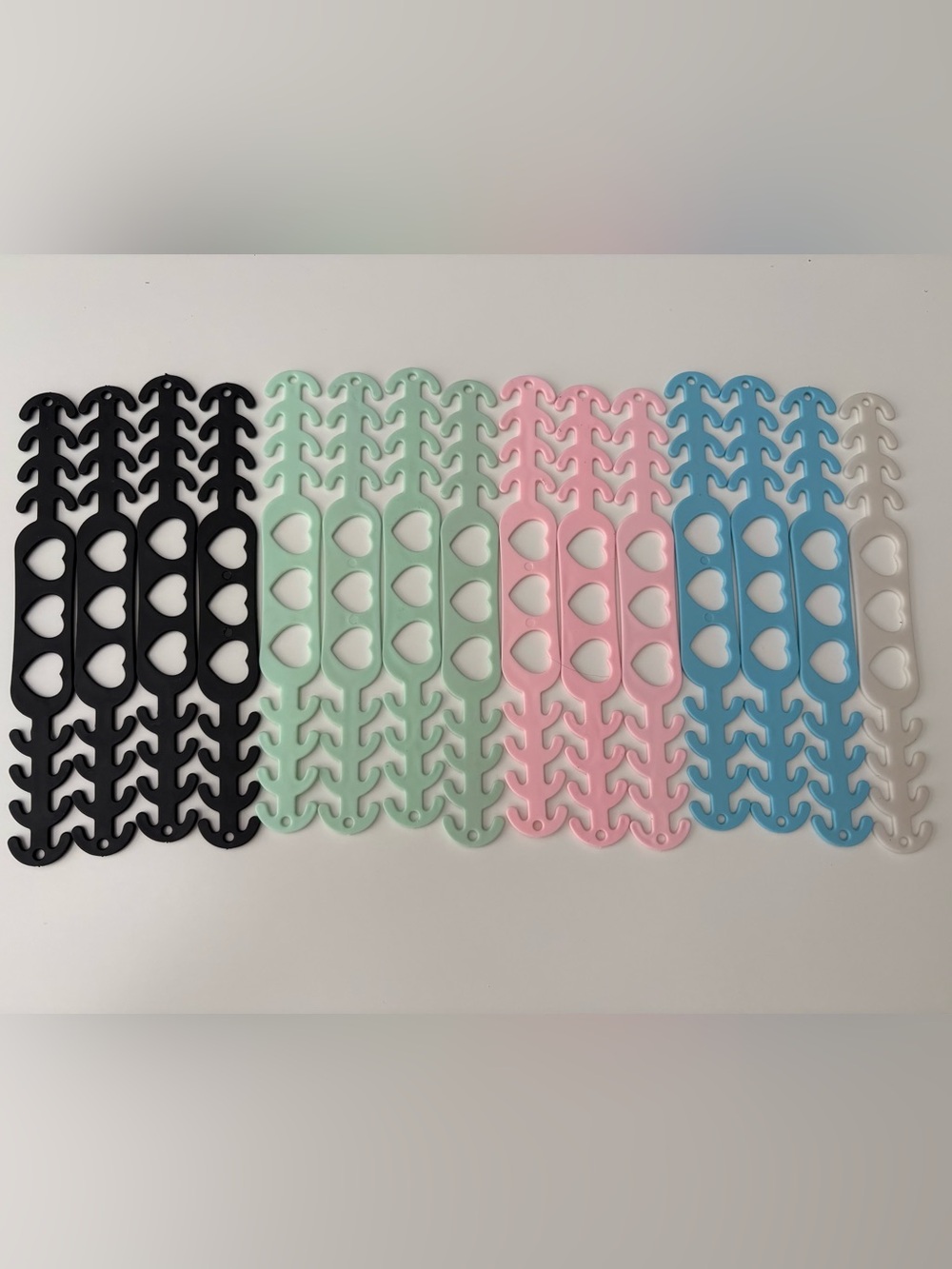 15pcs Adjustable Mask Rope Extension Buckles Ear Saver Straps